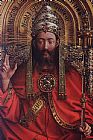 The Ghent Altarpiece God Almighty [detail] by Jan van Eyck